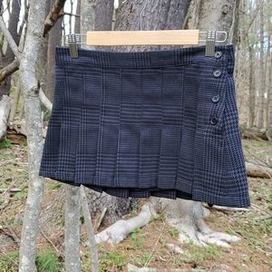 Grey tweed mini skirt